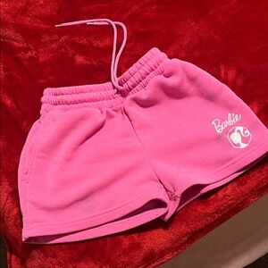 Barbie Hot Pink Fleece Shorts